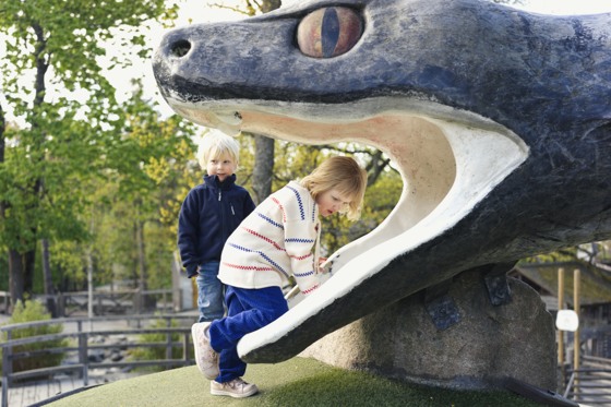 Children playing at Lill-Skansen